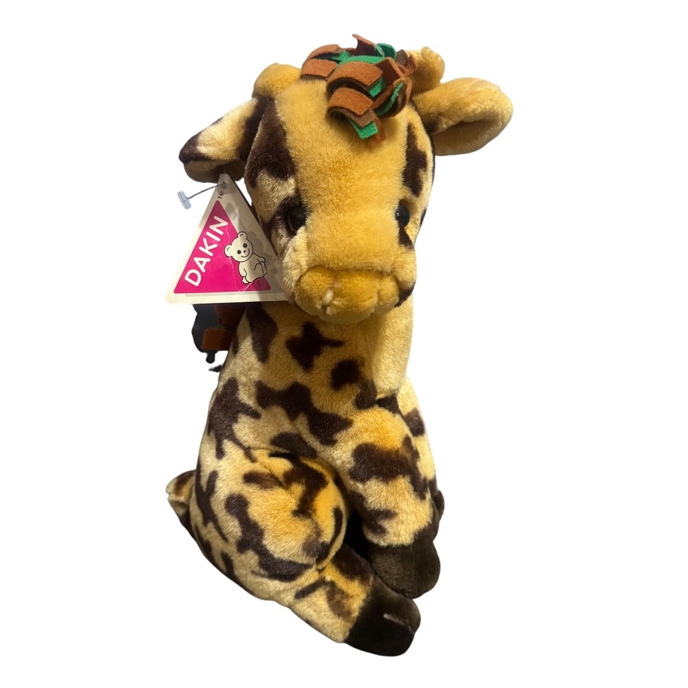 Vintage 1993 Dakin Mop Tops Giraffe Plush Stuffed Animal 05332 Brushcreek